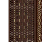 Paravent pliant à 6 panneaux, séparateur de pièce portable en fibre ondulée pour bureau à domicile