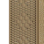 Paravent pliant à 6 panneaux, séparateur de pièce portable en fibre ondulée pour bureau à domicile