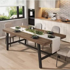 1-Piece Industrial Style Rectangular Dining Table