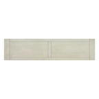 Console longue rectangulaire en bois de style méditerranéen avec tiroirs et étagère