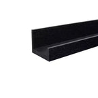 Étagère flottante noire 18.11 C avec support invisible pour montage mural en bois, parfaite pour la décoration de salle de bain/chambre/cuisine ou pour exposer des livres/plantes, facile à installer.