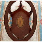 Table basse élégante en bois massif avec plateau en verre