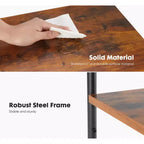 Table basse à hauteur réglable à 3 niveaux, table de chevet de rangement peu encombrante, antirouille