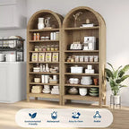 Meuble à chaussures, Armoire à chaussures haute 71 en bois à 7 niveaux avec étagères réglables, couleur chêne, pour entrée