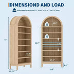 Meuble à chaussures, Armoire à chaussures haute 71 en bois à 7 niveaux avec étagères réglables, couleur chêne, pour entrée