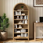 Meuble à chaussures, Armoire à chaussures haute 71 en bois à 7 niveaux avec étagères réglables, couleur chêne, pour entrée