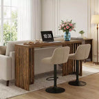 Table de bar rectangulaire 63, table de salle à manger haute de cuisine, la table seulement
