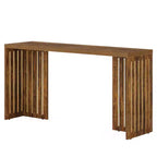 Table de bar rectangulaire 63, table de salle à manger haute de cuisine, la table seulement
