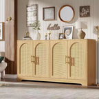 Buffet/Bahut 59" L, Grand Meuble de Rangement, Console Moderne & Meuble Bar pour Salon, Cuisine, Couloir, Salle à Manger, Entrée