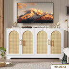 Buffet/Bahut 59" L, Grand Meuble de Rangement, Console Moderne & Meuble Bar pour Salon, Cuisine, Couloir, Salle à Manger, Entrée