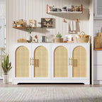 59 W Sideboard Buffet Cabinet, Large Storage Console Table & Modern Accent Coffee Bar Cabinet for Living Room, Kitchen,Hallway, Dining Room,Entryway