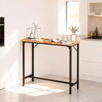 Karl Home 43'' Counter Height Bar Table Rectangular Pub Table Sofa Table