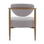 Chaise de salle à manger moderne, chaise d'appoint rembourrée avec cadre en métal, chaise pour salon, chambre à coucher, salle à manger, bureau à domicile